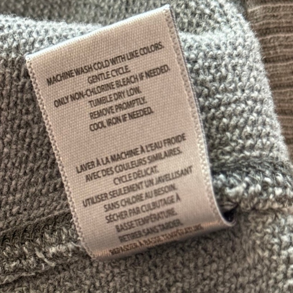 Elwood Women Hoodie XL Charcoal Grey Organic Cotton Oversized Streetwear lounge - Picture 8 of 8